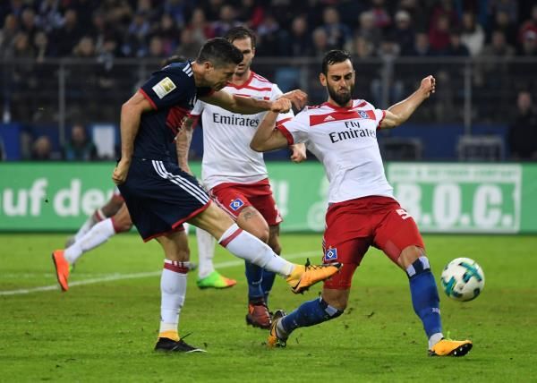 من مباراة هامبورج وبايرن ميونيخ