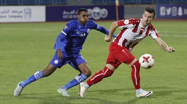 من لقاء الرمثا وشباب الأردن