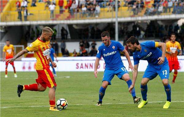 بينفينتو خلال مواجهة فيورنتينا