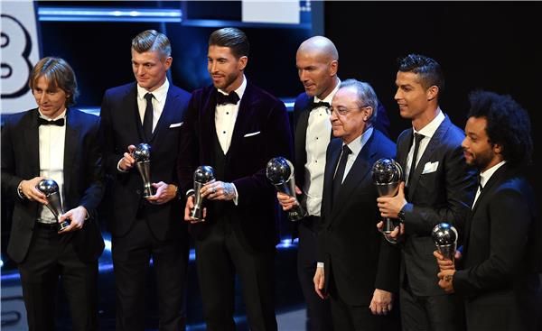  سيرجيو راموس مع نجوم ريال مدريد