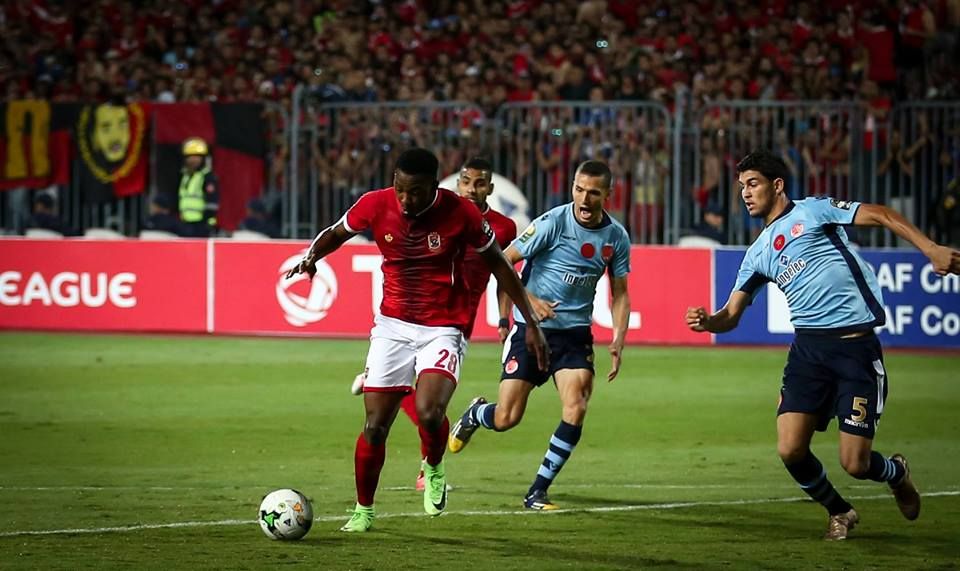 جانب من مباراة سابقة بين الأهلي والوداد