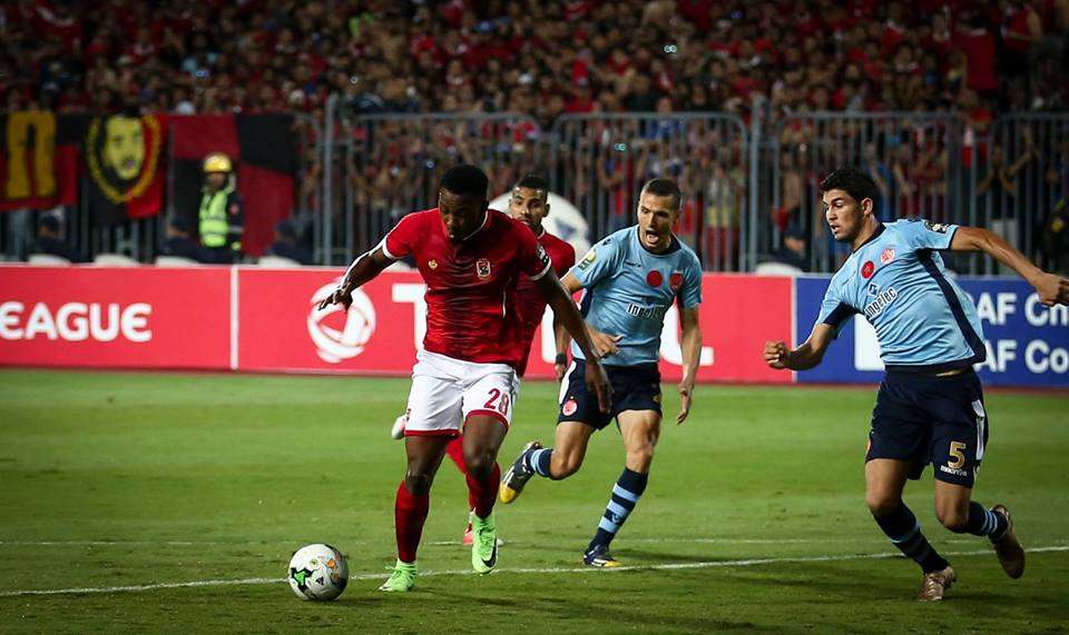 جانب من مباراة سابقة بين الأهلي والوداد