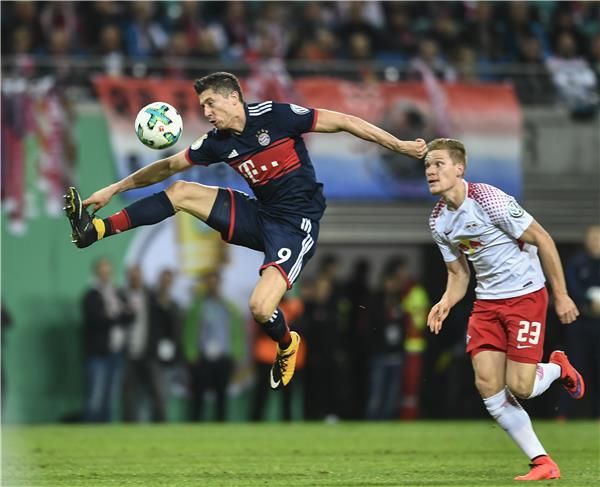 من مباراة بايرن ميونيخ ولايبزيج