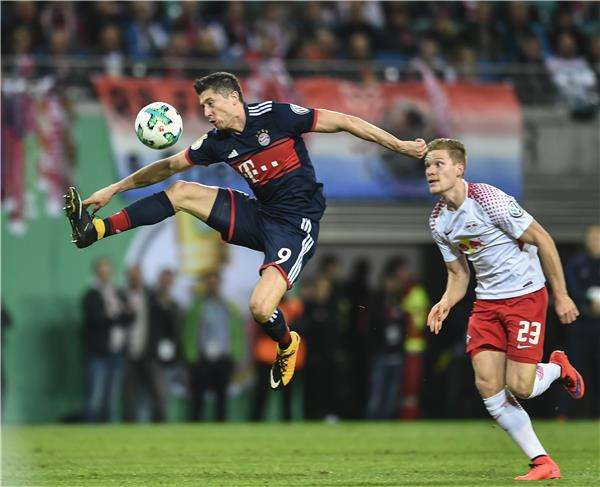 من مباراة بايرن ميونيخ ولايبزيج