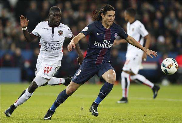 لقطة من مباراة سابقة بين سان جيرمان ونيس