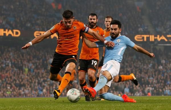 من لقاء مانشستر سيتي وولفر هامبتون