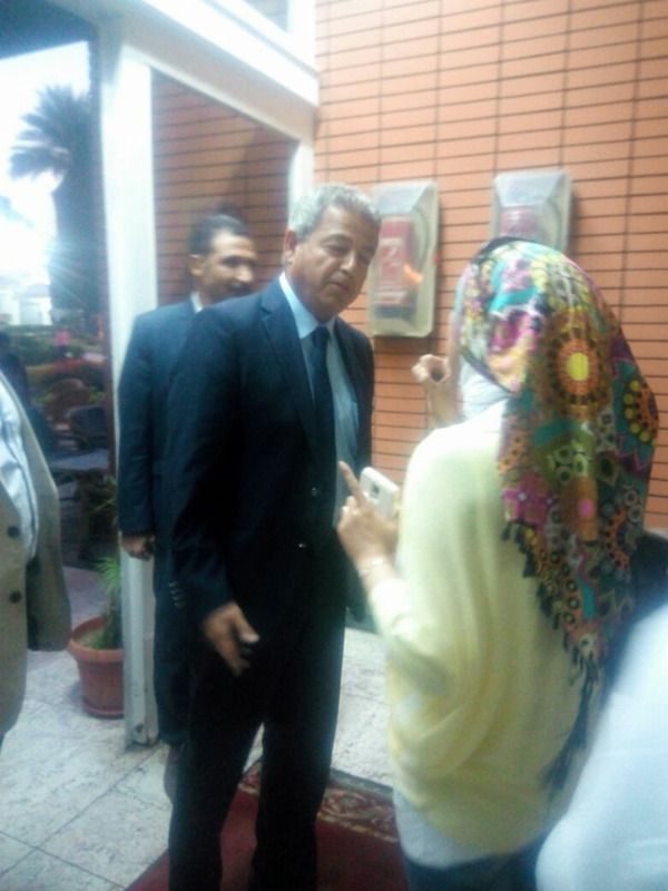 جانب من الزيارة