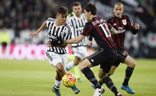 مواجهة سابقة بين ميلان ويوفنتوس