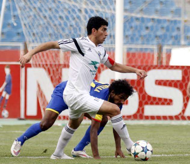 من إحدى مباريات الدوري العراقي
