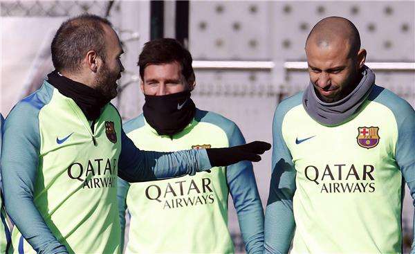 لاعبو برشلونة