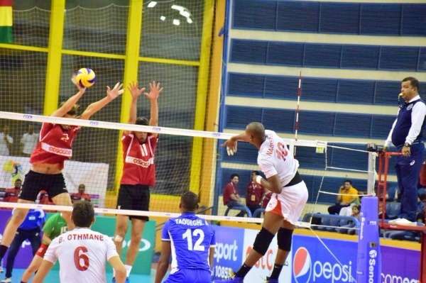 جانب من مباراة اليوم