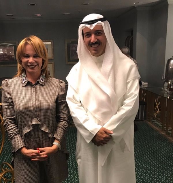 المولهي مع رئيس الاتحاد العربي للتنس