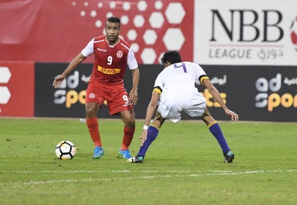 عيسى موسى خلال مواجهة الاتحاد