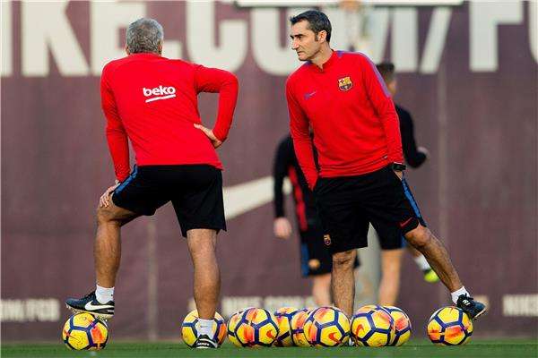 فالفيردي من تدريبات برشلونة