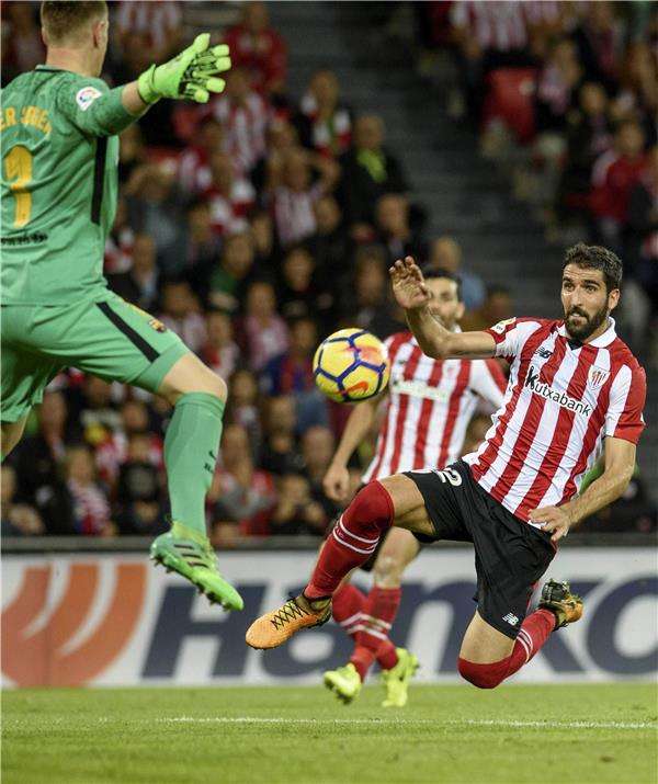 تير شتيجن في لقاء بيلباو