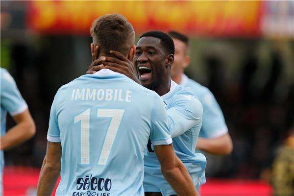 فرحة لاعبي لاتسيو