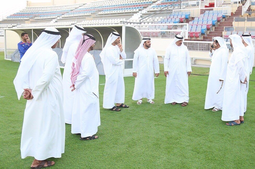 جانب من تفقد الاستاد