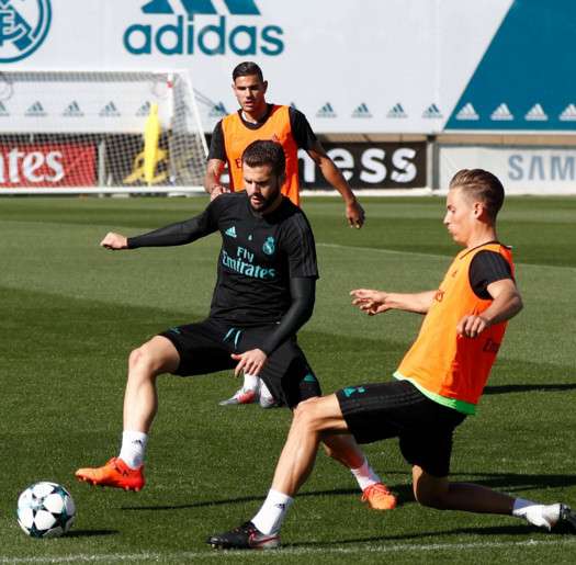 جانب من تدريبات ريال مدريد