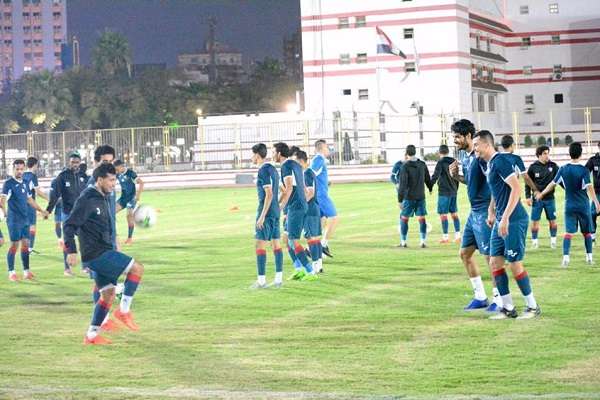 جانب من تدريبات الزمالك