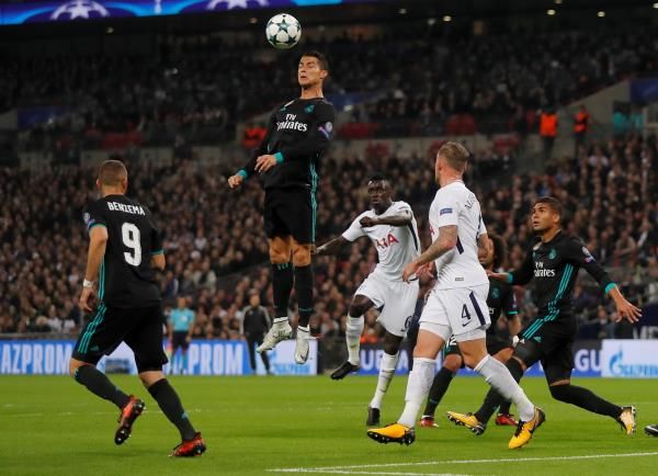 من مباراة توتنهام وريال مدريد