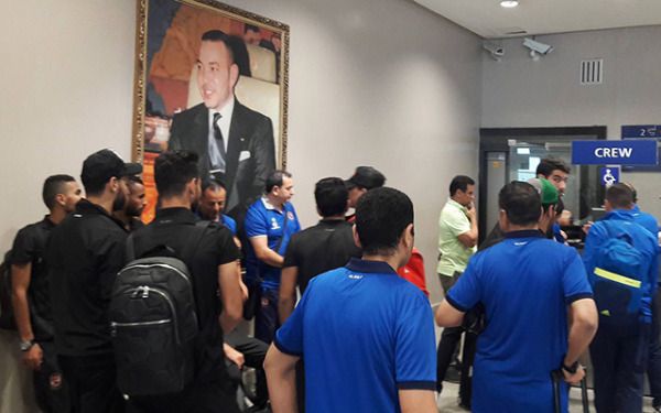 من وصول بعثة الأهلي