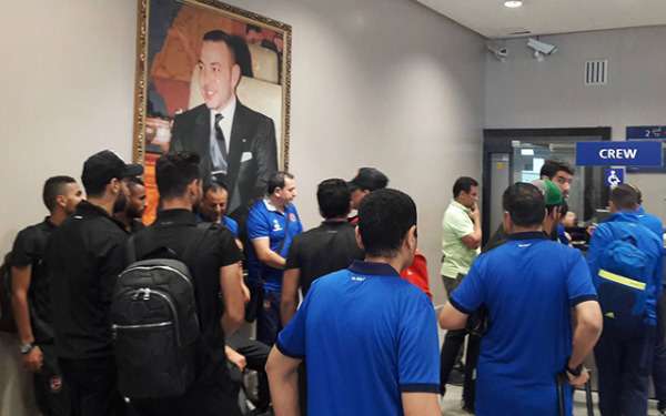 من وصول بعثة الأهلي