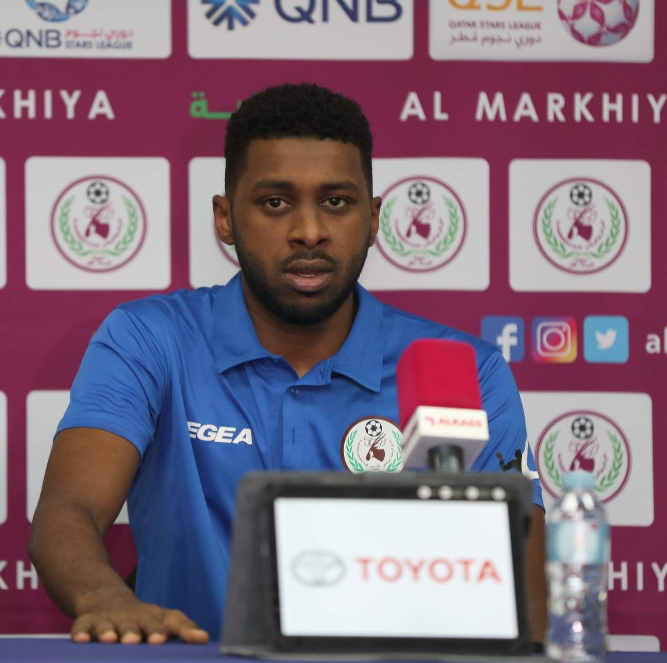 طلال علي لاعب المرخية