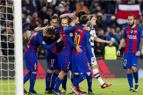 لاعبو برشلونة