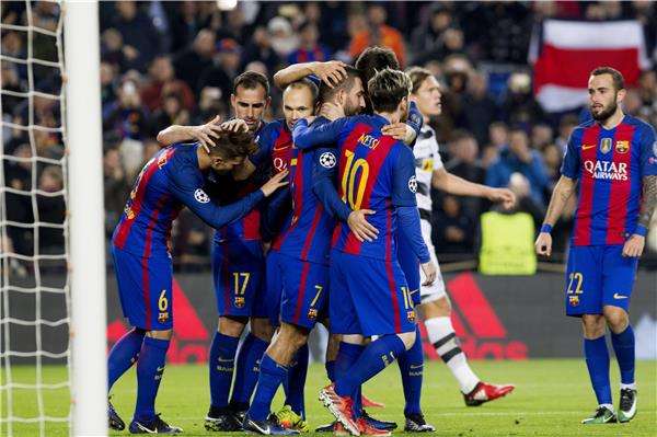 لاعبو برشلونة