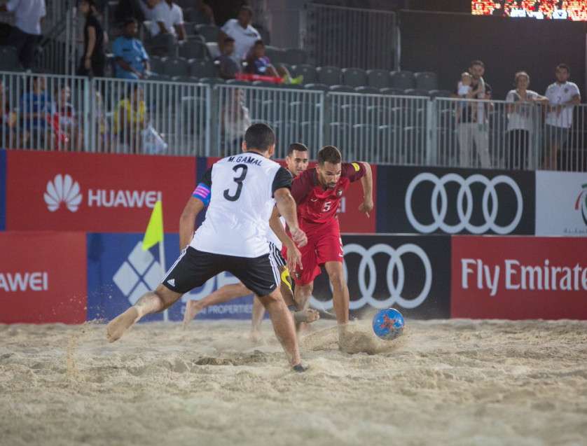من لقاء مصر والبرتغال