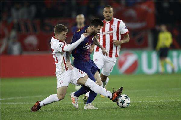 جانب من مباراة برشلونة