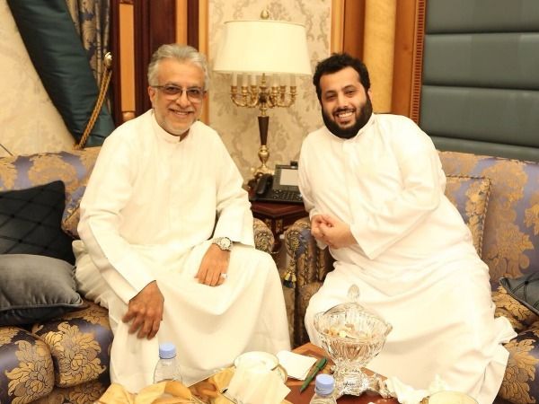 تركي آل الشيخ وسلمان بن إبراهيم