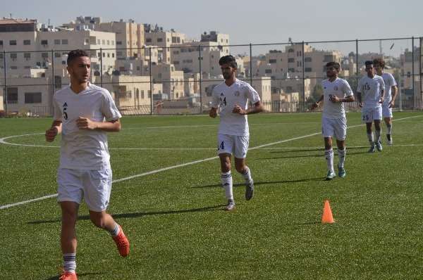 جانب من تدريبات منتخب الأردن للشباب