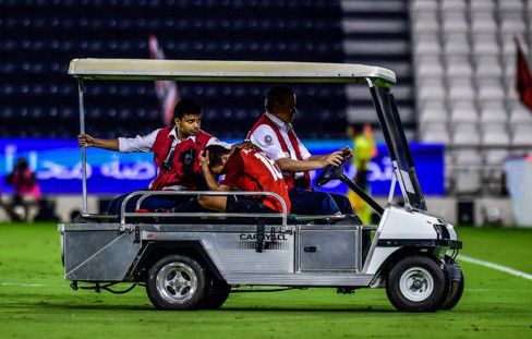 أحمد السعدي يخرج مصابًا