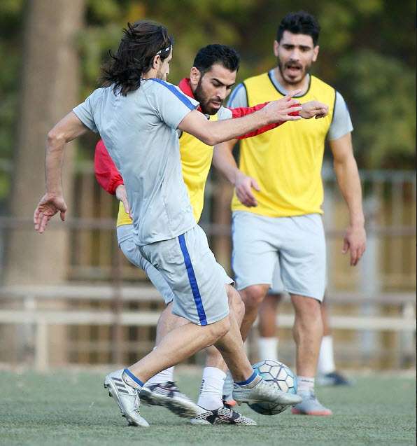 جانب من التدريبات 