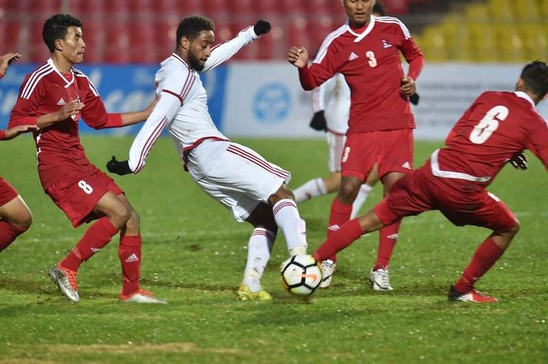 جانب من المباراة