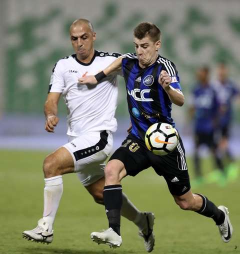 لقطة من المباراة