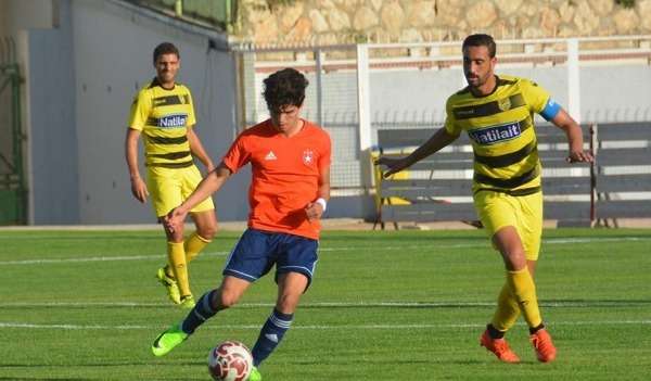 لقطة من المباراة