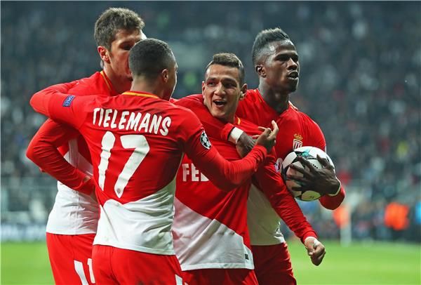 فرحة لاعبي موناكو