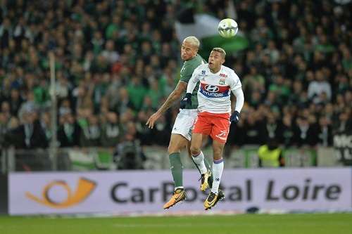 من الديربي بين ليون وسانت إيتيان