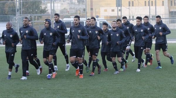 من تدريبات المنتخب الاردني 
