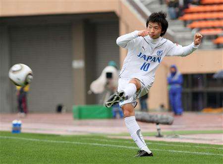 الناشئ غاكو شيباساكي بالمباراة الإستعراضية 