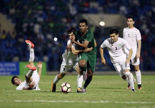 من مباراة لشباب السعودية