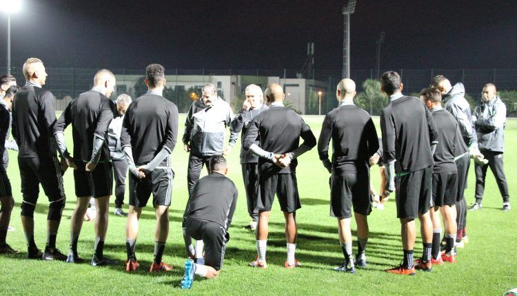 من تدريبات المنتخب الجزائري