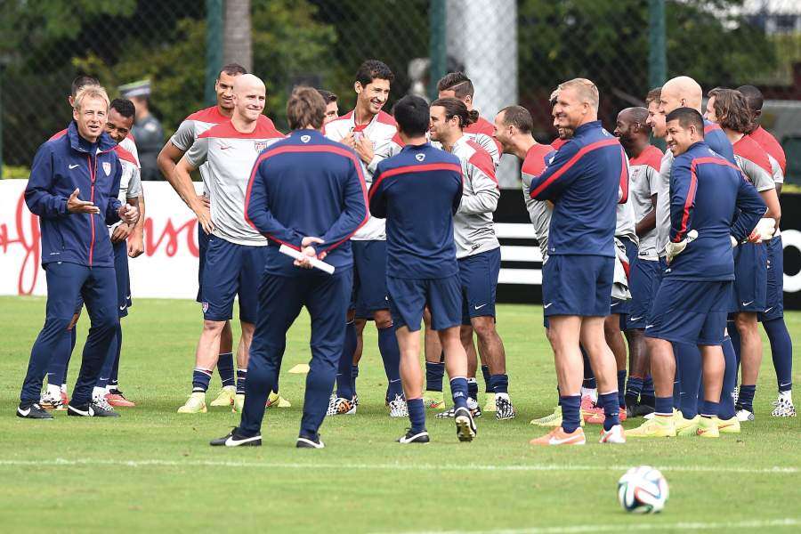 من تدريبات منتخب أمريكا (أرشيفية) 