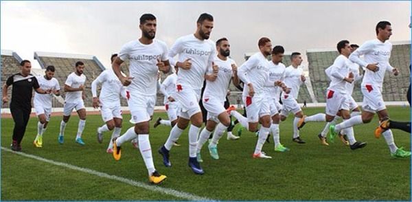 من تدريبات المنتخب التونسي