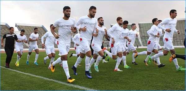 من تدريبات المنتخب التونسي
