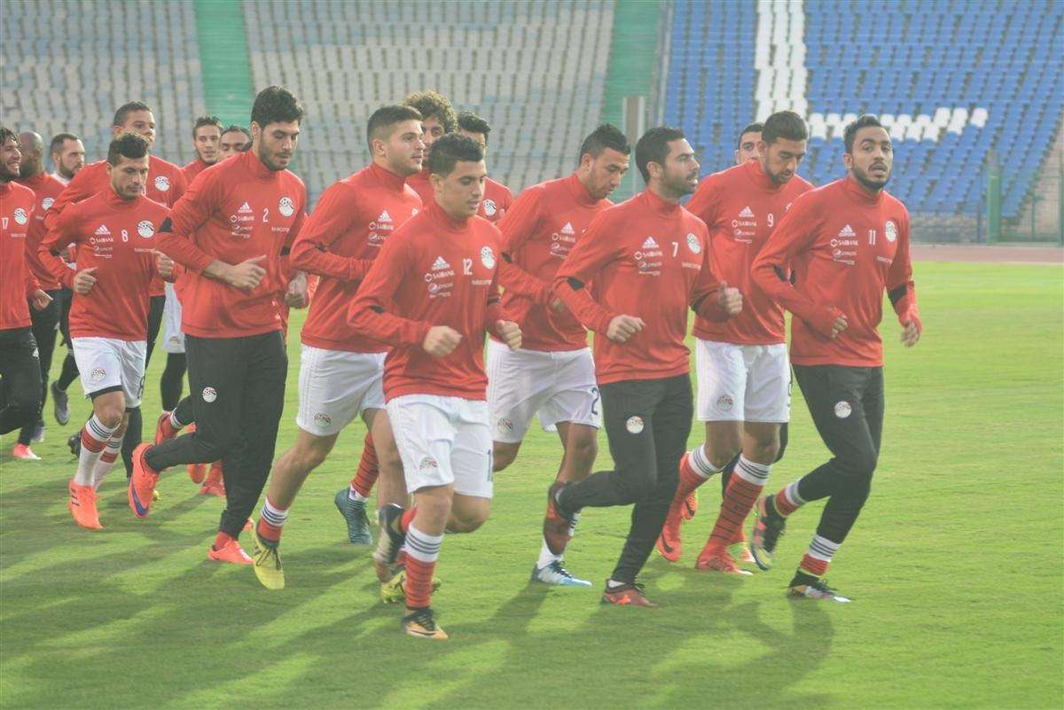 من تدريبات المنتخب اليوم 