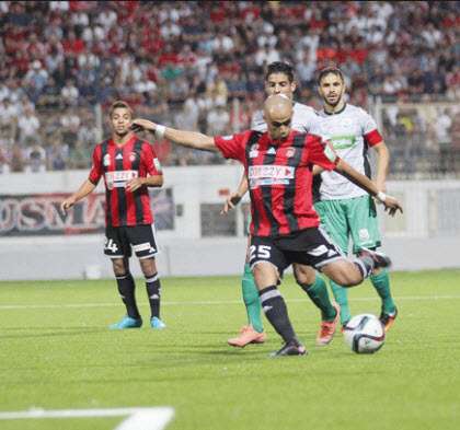 جانب من مواجهة سابقة بين قسنطينة واتحاد العاصمة