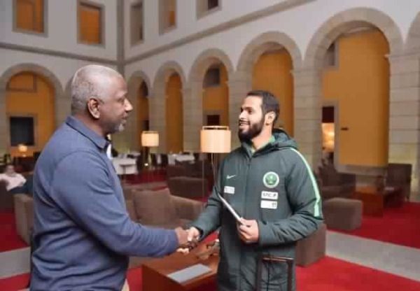من معسكر منتخب السعودية
